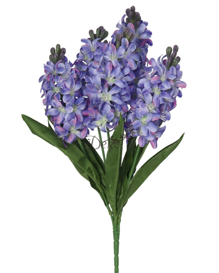 Hiacynty w bukiecie sztuczne kwiaty jak żywe 49cm