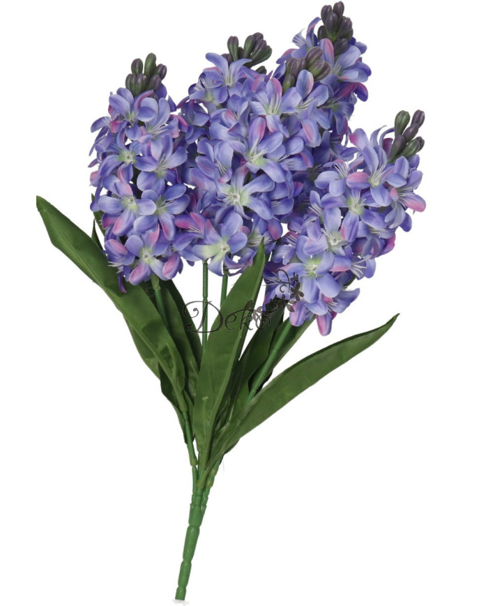 Hiacynty w bukiecie sztuczne kwiaty jak żywe 49cm