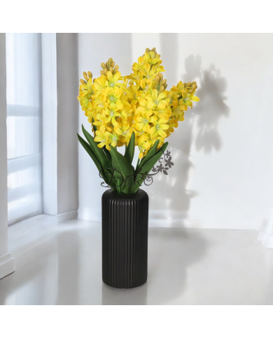 Hiacynty w bukiecie sztuczne kwiaty jak żywe 49cm