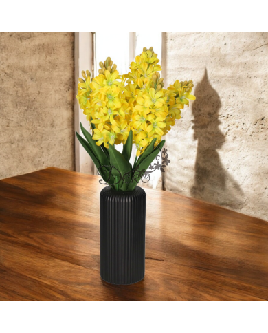 Hiacynty w bukiecie sztuczne kwiaty jak żywe 49cm