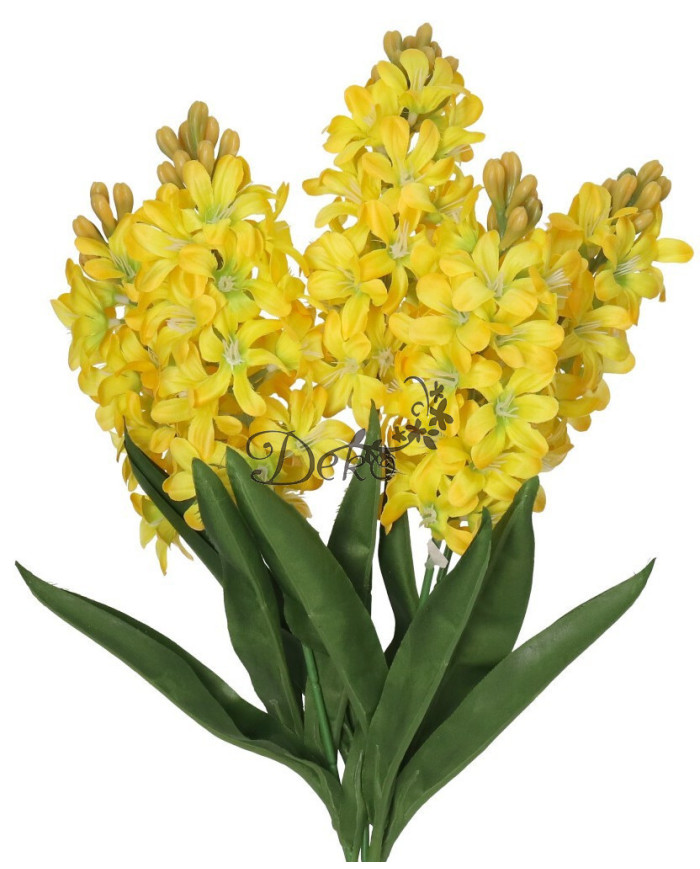 Hiacynty w bukiecie sztuczne kwiaty jak żywe 49cm