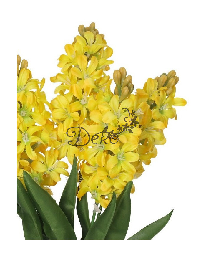 Hiacynty w bukiecie sztuczne kwiaty jak żywe 49cm