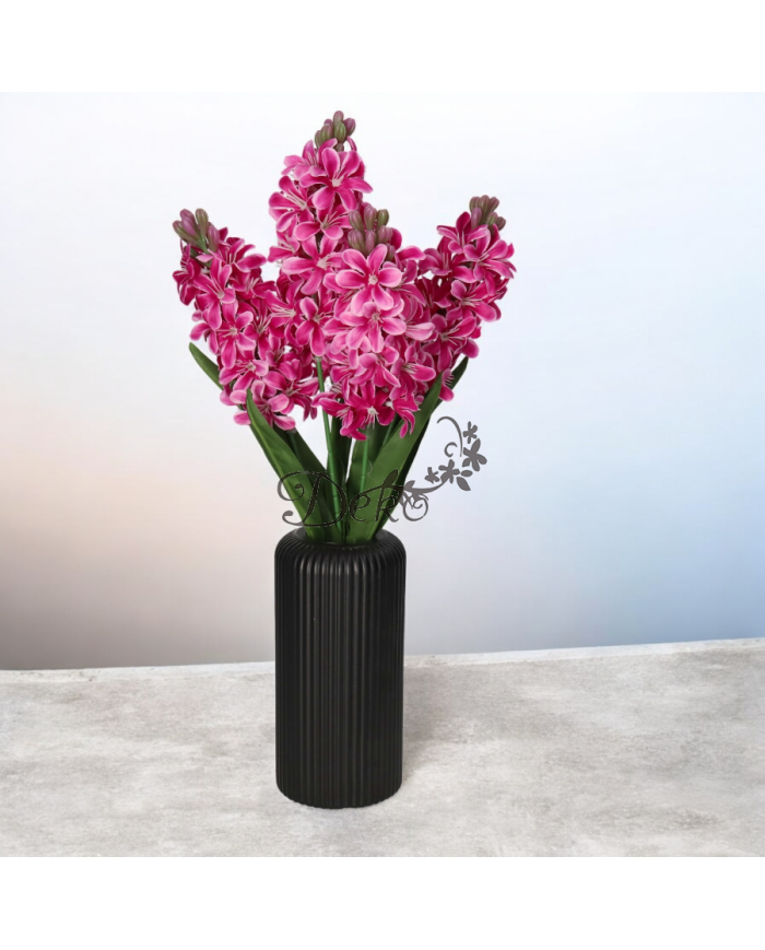 Hiacynty w bukiecie sztuczne kwiaty jak żywe 49cm