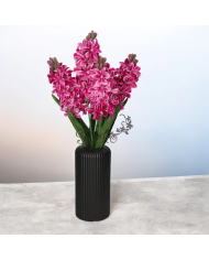 Hiacynty w bukiecie sztuczne kwiaty jak żywe 49cm