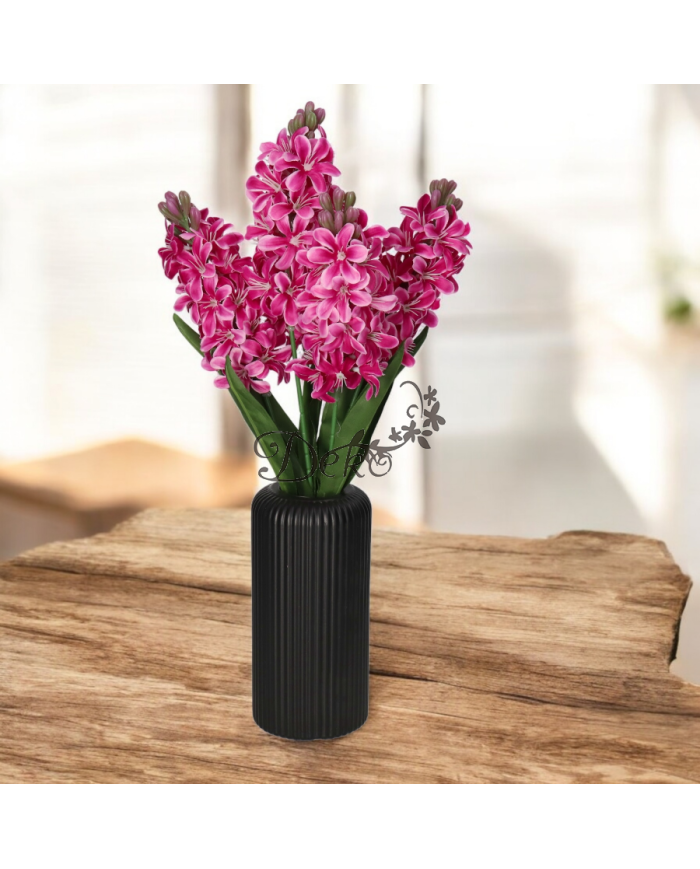 Hiacynty w bukiecie sztuczne kwiaty jak żywe 49cm