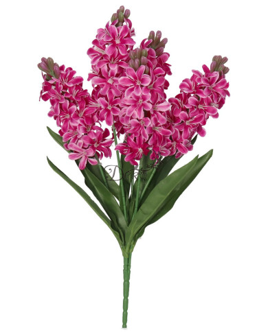 Hiacynty w bukiecie sztuczne kwiaty jak żywe 49cm
