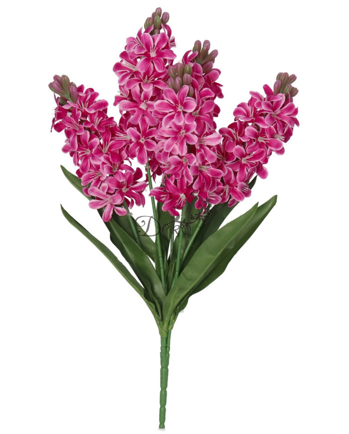 Hiacynty w bukiecie sztuczne kwiaty jak żywe 49cm