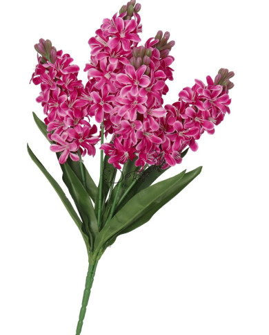 Hiacynty w bukiecie sztuczne kwiaty jak żywe 49cm