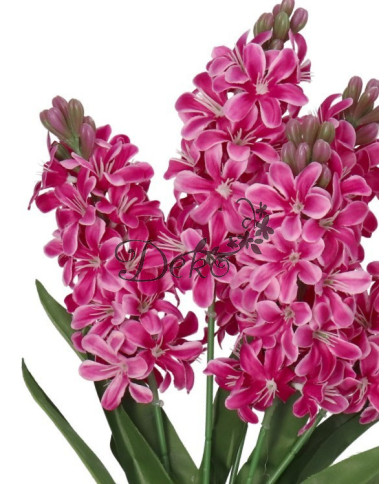 Hiacynty w bukiecie sztuczne kwiaty jak żywe 49cm