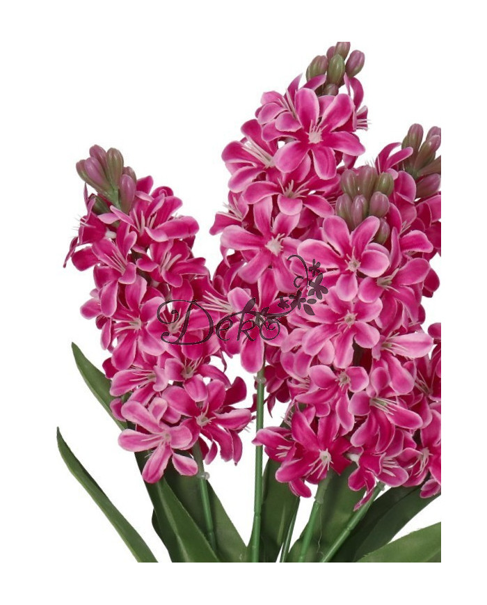 Hiacynty w bukiecie sztuczne kwiaty jak żywe 49cm