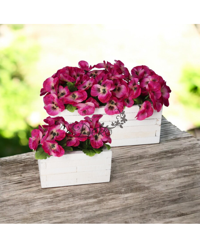 DONICZKA OSŁONKA DREWNIANA KORYTKO BIAŁA 2SZT