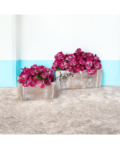 DONICZKA OSŁONKA DREWNIANA KORYTKO 2SZT