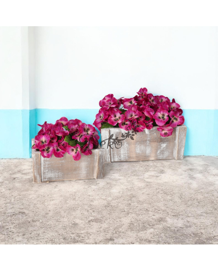 DONICZKA OSŁONKA DREWNIANA KORYTKO 2SZT