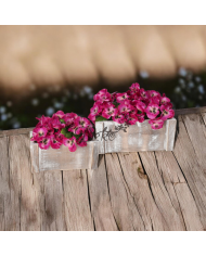 DONICZKA OSŁONKA DREWNIANA KORYTKO 2SZT