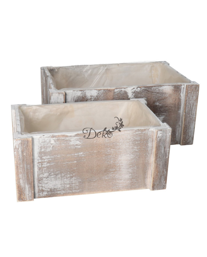 DONICZKA OSŁONKA DREWNIANA KORYTKO 2SZT