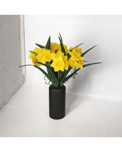 ŻONKILE ŻONKIL SZTUCZNE KWIATY GAŁĄZKA ROŚLINA 1SZT 50CM