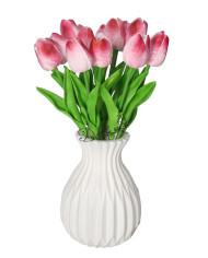 Tulipany sylikonowe piankowe gumowe jak żywe 34cm 7szt bukiet