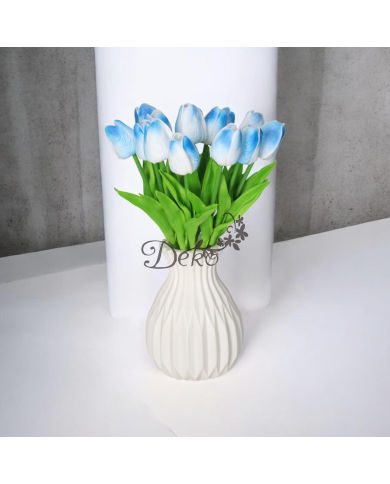 Tulipany sylikonowe piankowe gumowe jak żywe 34cm 7szt bukiet