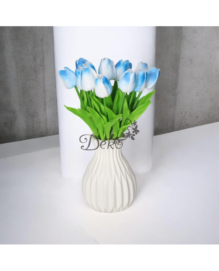 Tulipany sylikonowe piankowe gumowe jak żywe 34cm 7szt bukiet