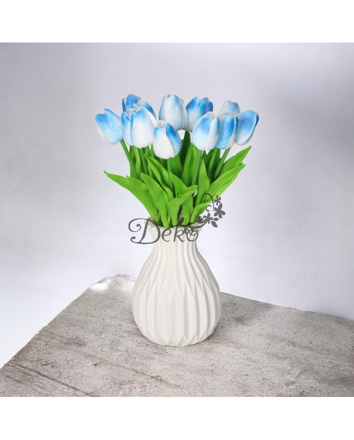 Tulipany sylikonowe piankowe gumowe jak żywe 34cm 7szt bukiet