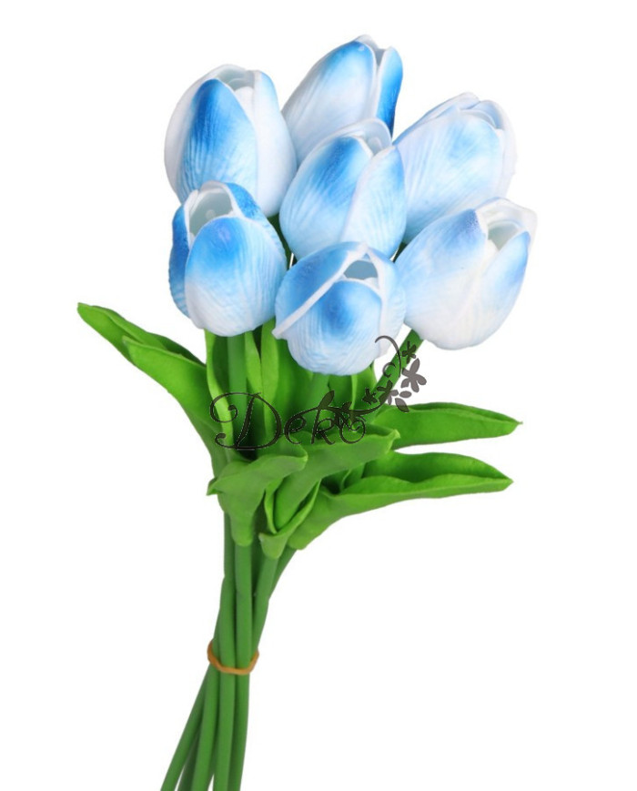 Tulipany sylikonowe piankowe gumowe jak żywe 34cm 7szt bukiet