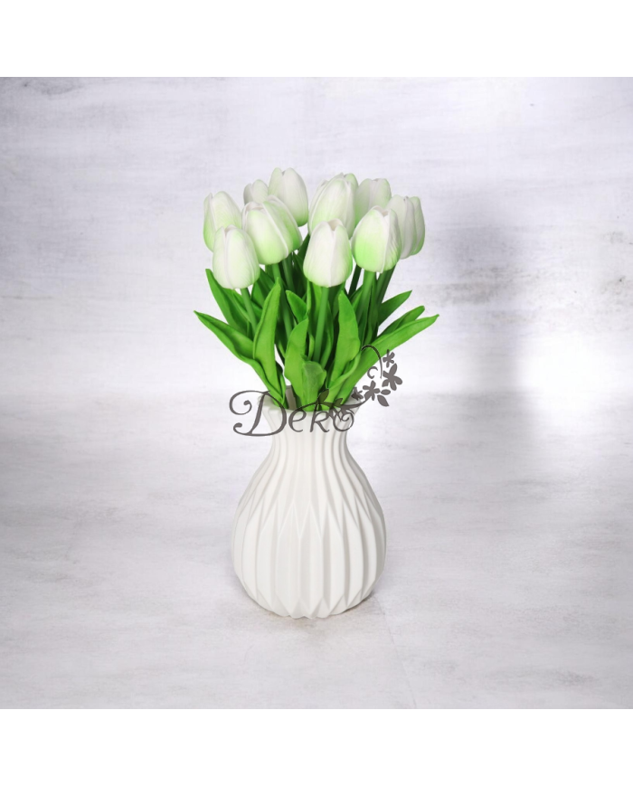 Tulipany sylikonowe piankowe gumowe jak żywe 34cm 7szt bukiet