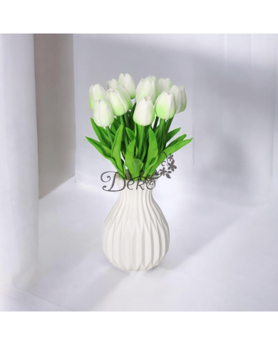 Tulipany sylikonowe piankowe gumowe jak żywe 34cm 7szt bukiet