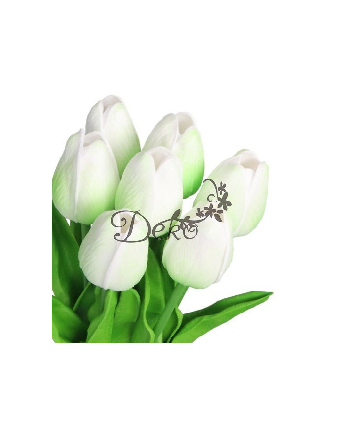 Tulipany sylikonowe piankowe gumowe jak żywe 34cm 7szt bukiet