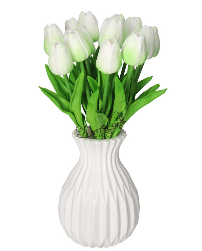 Tulipany sylikonowe piankowe gumowe jak żywe 34cm 7szt bukiet