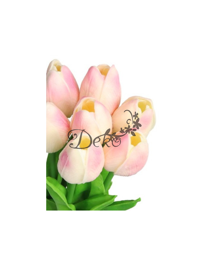 Tulipany sylikonowe piankowe gumowe jak żywe 34cm 7szt bukiet