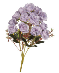 Róża róże bukiet sztuczne kwiaty jak żywe 33cm 5 gałązek