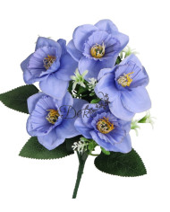 Żonkile w bukiecie żonkil sztuczne kwiaty 30cm 5 główek