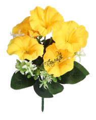 Sztuczne kwiaty w bukiecie jak żywe frezja 30cm 5 główek