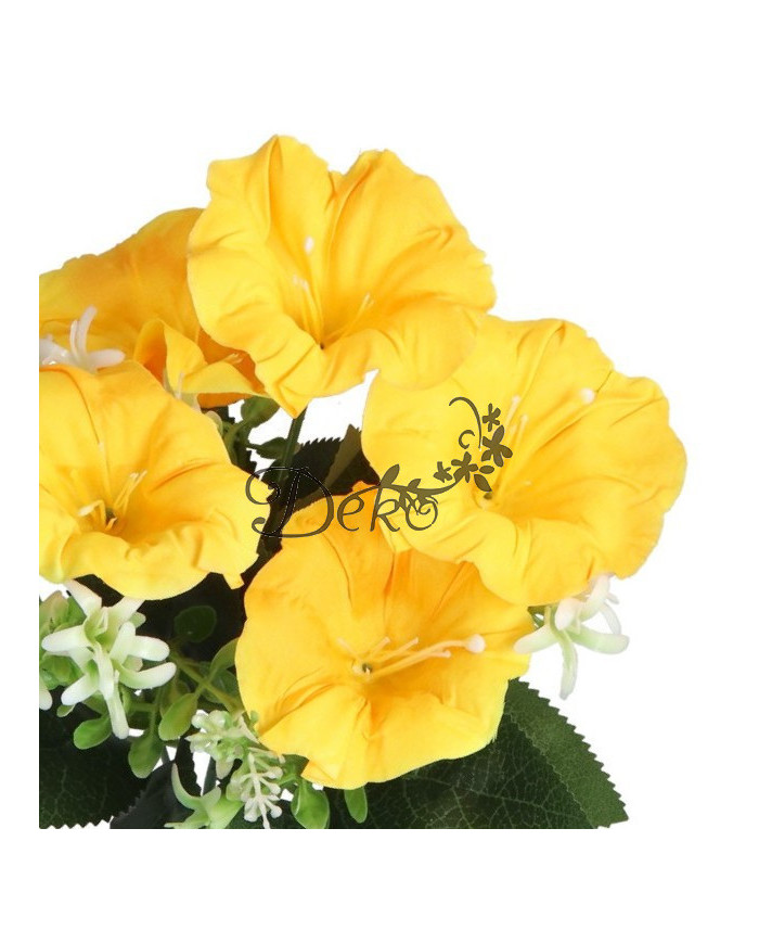 Sztuczne kwiaty w bukiecie jak żywe frezja 30cm 5 główek