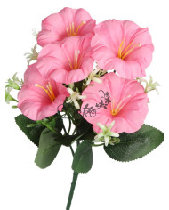 Sztuczne kwiaty w bukiecie jak żywe frezja 30cm 5 główek