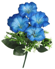 Sztuczne kwiaty w bukiecie jak żywe frezja 30cm 5 główek