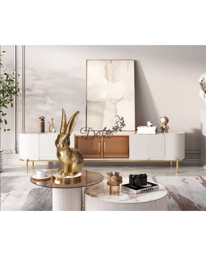 ZAJĄC ZAJĄCZEK CERAMICZNY WIELKANOCNY GIGANT FIGURKA