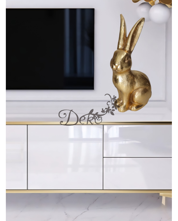 ZAJĄC ZAJĄCZEK CERAMICZNY WIELKANOCNY GIGANT FIGURKA