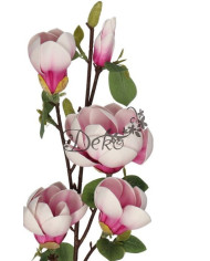 Magnolia piankowa jak żywa sztuczne kwiaty piankowe 86cm 5 główek