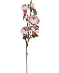 Magnolia piankowa jak żywa sztuczne kwiaty piankowe 86cm 5 główek