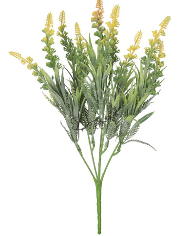 WRZOS SZTUCZNE KWIATY ROŚLINY BUKIET GĘSTY GAŁĄZKI 35CM