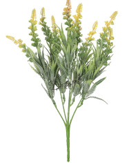 WRZOS SZTUCZNE KWIATY ROŚLINY BUKIET GĘSTY GAŁĄZKI 35CM