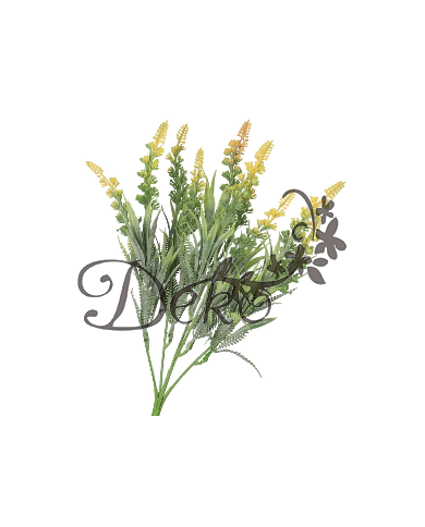 WRZOS SZTUCZNE KWIATY ROŚLINY BUKIET GĘSTY GAŁĄZKI 35CM