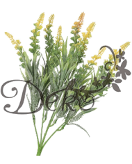 WRZOS SZTUCZNE KWIATY ROŚLINY BUKIET GĘSTY GAŁĄZKI 35CM