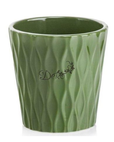 DONICZKA OSŁONKA CERAMICZNA OLIWKOWA 16 CM