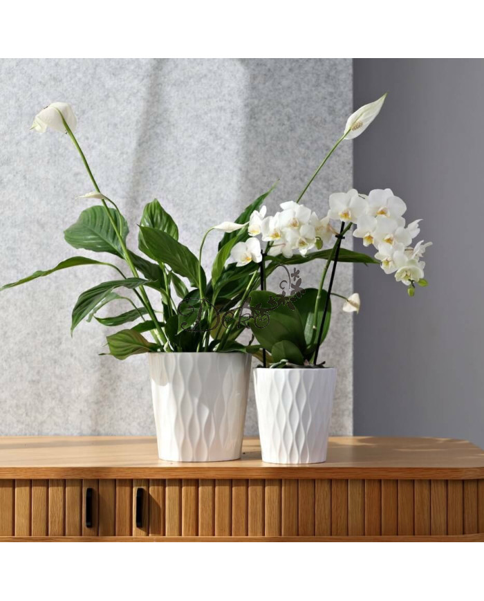 DONICZKA OSŁONKA CERAMICZNA BIAŁA 16 CM