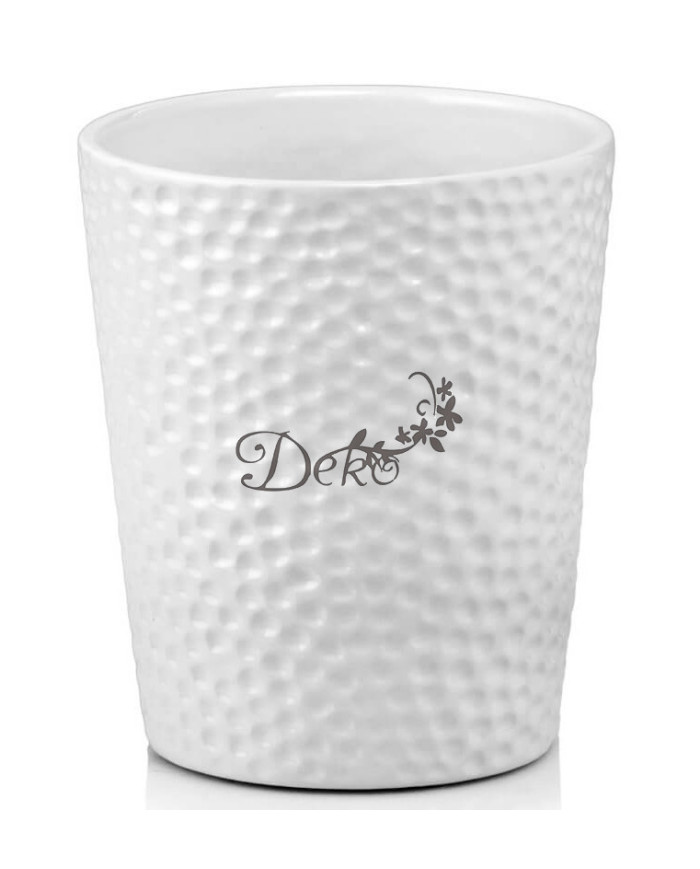 Doniczka ceramiczna osłonka biała do storczyka