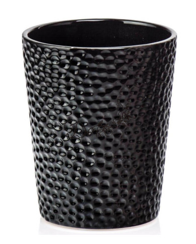 Doniczka ceramiczna osłonka czarna do storczyka