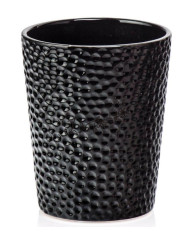 Doniczka ceramiczna osłonka czarna do storczyka