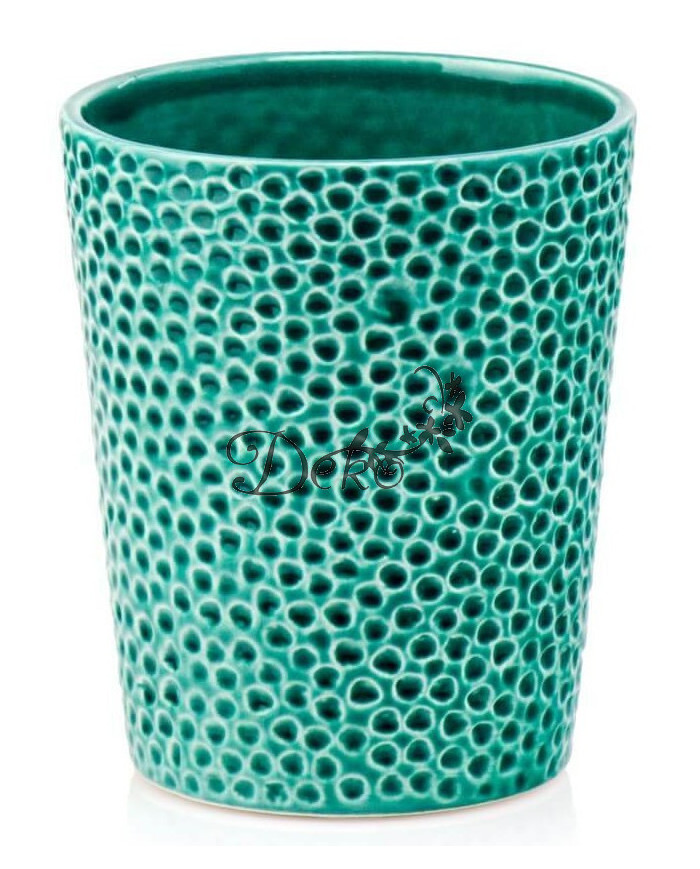 Doniczka ceramiczna osłonka oliwkowa do storczyka